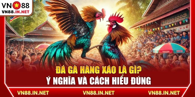 Đá gà hàng xáo là gì? Ý nghĩa và cách hiểu đúng