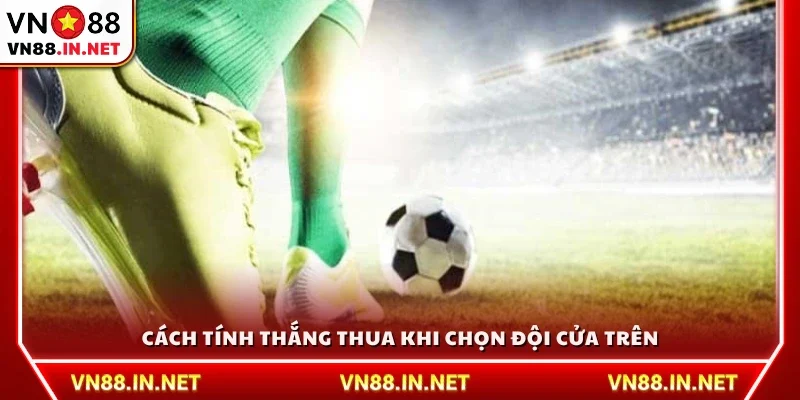 Cách tính kết quả cược nếu bạn chọn đội cửa trên 